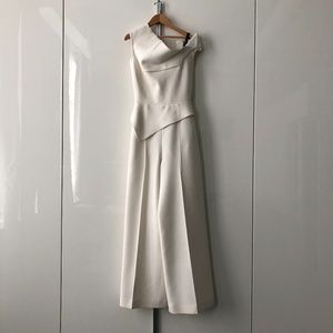 *SOLD*  ROLAND MOURET Designer Jumpsuit Wide Leg US2